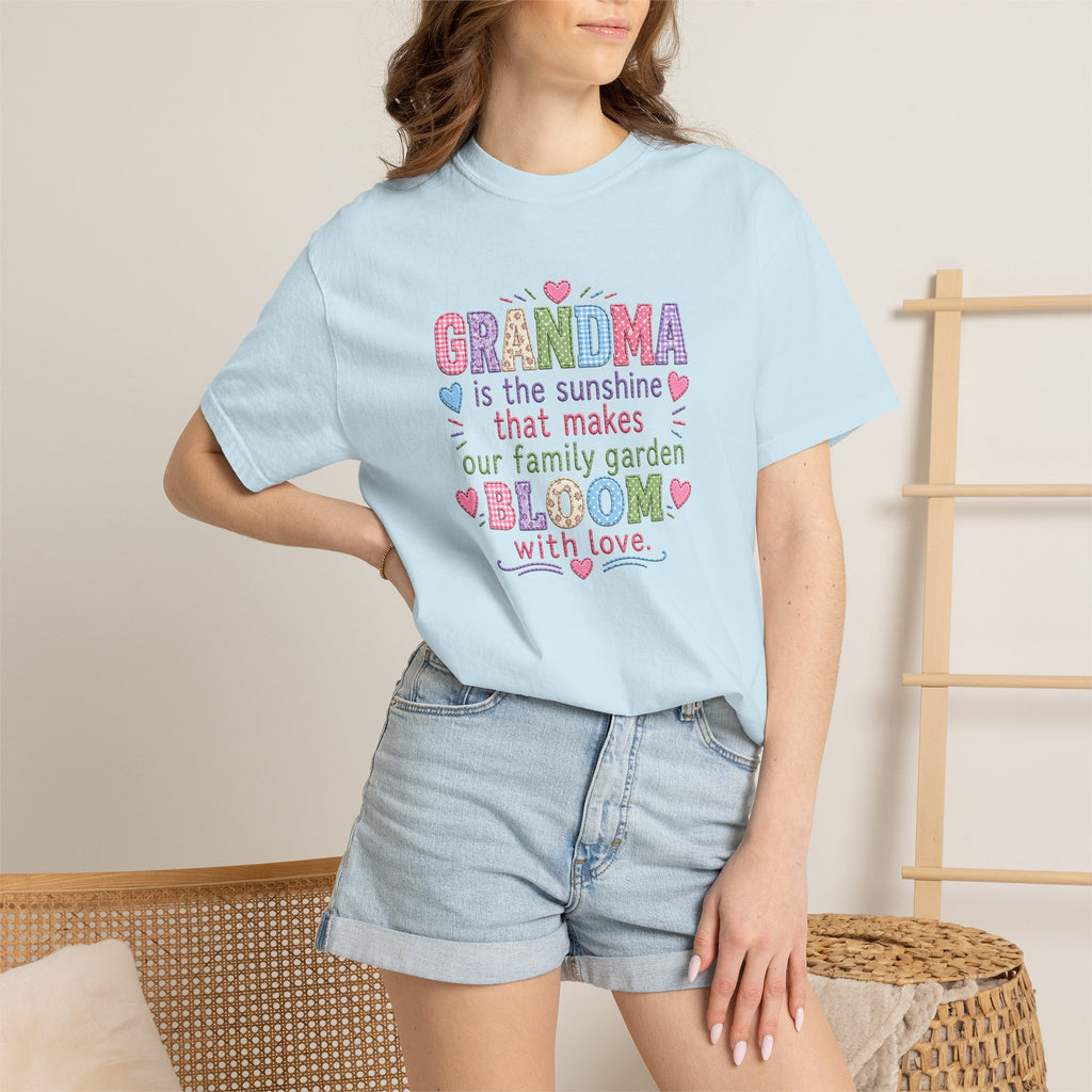 Grandma Is the Sunshine That Makes Our Family Garden Bloom T-Shirt