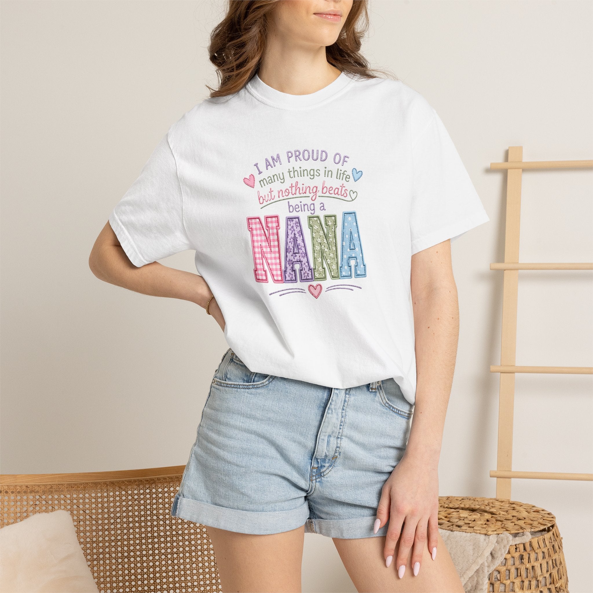 Proud Nana T-Shirt — 'I Am Proud of Many Things... But Nothing Beats Being a Nana' Soft Graphic Tee