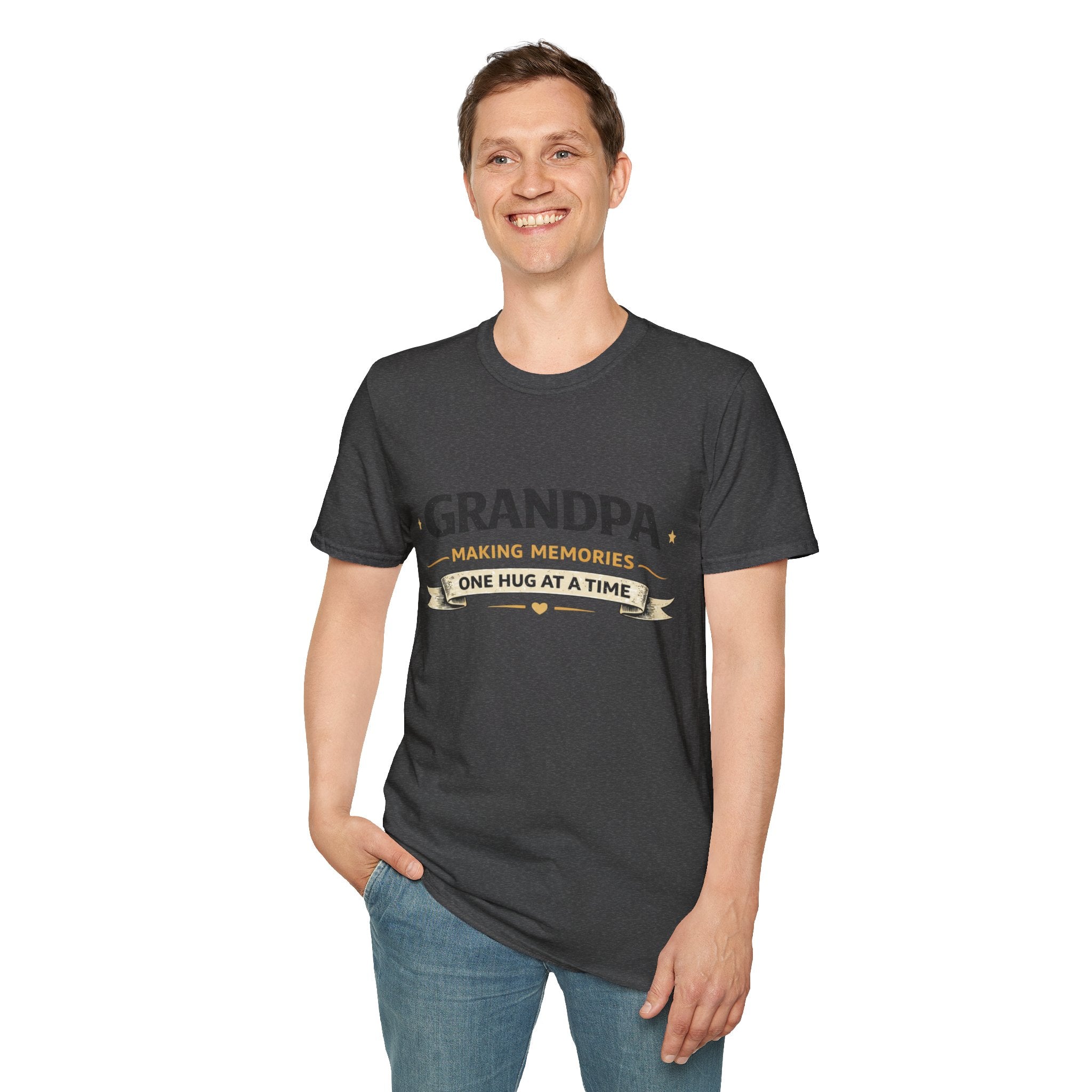 Grandpa Making Memories One Hug At A Time T-Shirt — Father's Day Gift