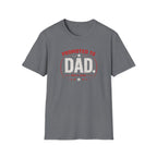 Promoted to Dad T-Shirt — New Dad Announcement Gift, Father’s Day Tee