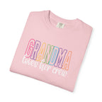 Grandma Pastel Rainbow T-Shirt — 'GRANDMA' Retro Lettering Tee