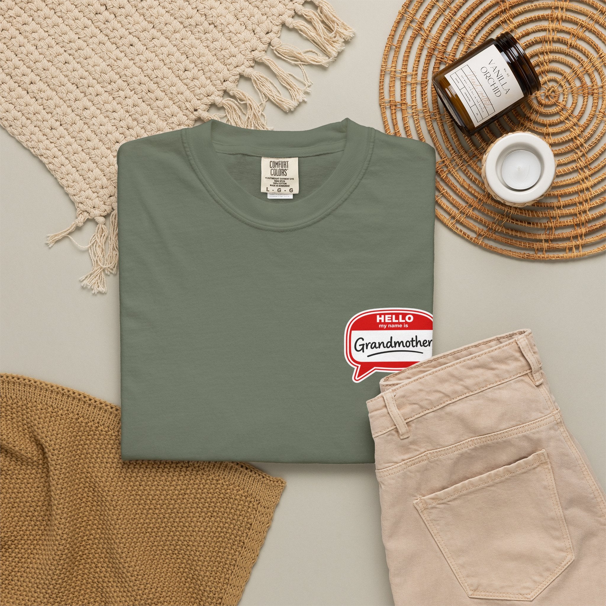 Grandmother Speech Bubble T-Shirt – Cute Grandma Gift