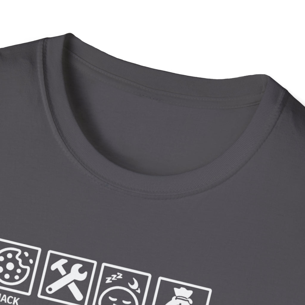 Grandpa Warning T-Shirt – ‘Spoils Grandkids & Hands Out Biscuits’ Funny Grandpa Tee