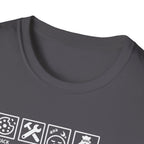 Grandpa Warning T-Shirt – ‘Spoils Grandkids & Hands Out Biscuits’ Funny Grandpa Tee