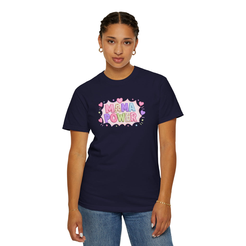 Mama Power T-Shirt — Cute Pastel Mom Pride Graphic Tee