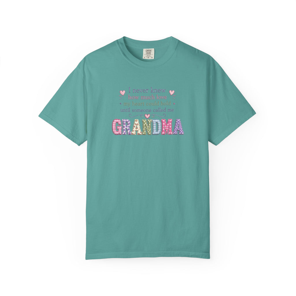 Grandma Floral Lettering T‑Shirt – "I Never Knew How Much Love" Mother's Day Gift