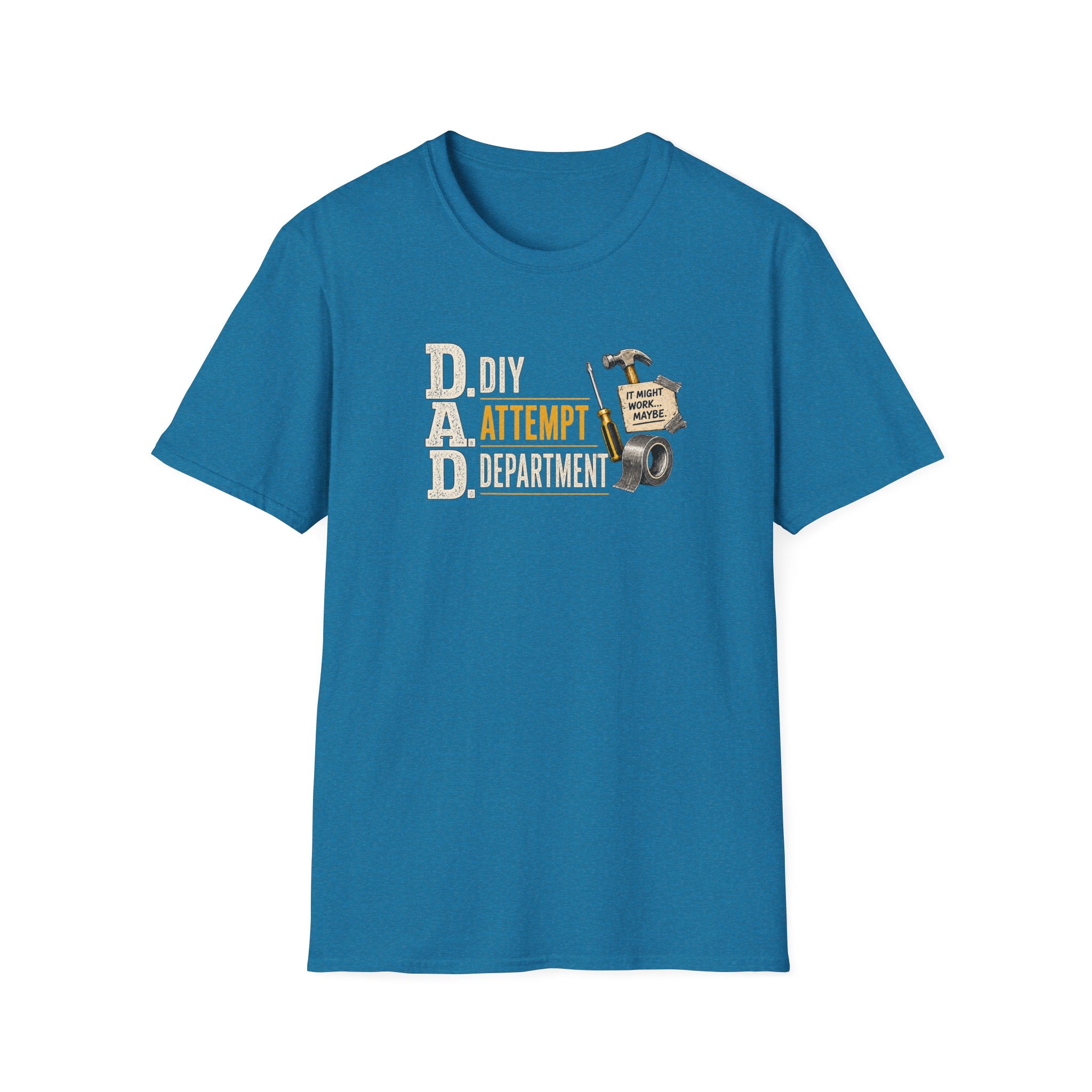 T-Shirt — "DAD: DIY Attempt Department" Funny Father’s Day Tool Shirt