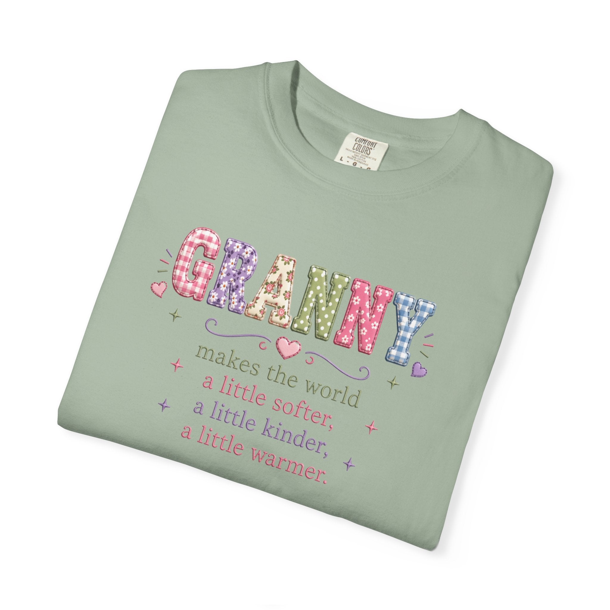 Granny Floral Graphic T-Shirt — "Granny makes the world a little softer, a little kinder, a little warmer"