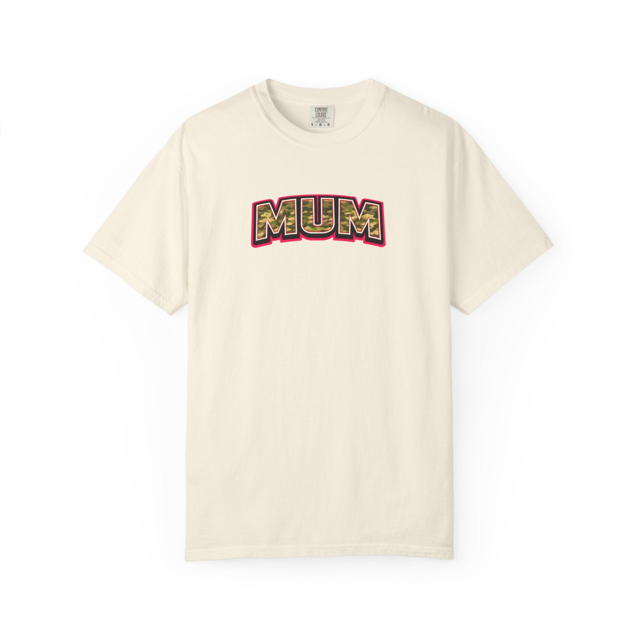 Mum Camo Print Logo T-Shirt