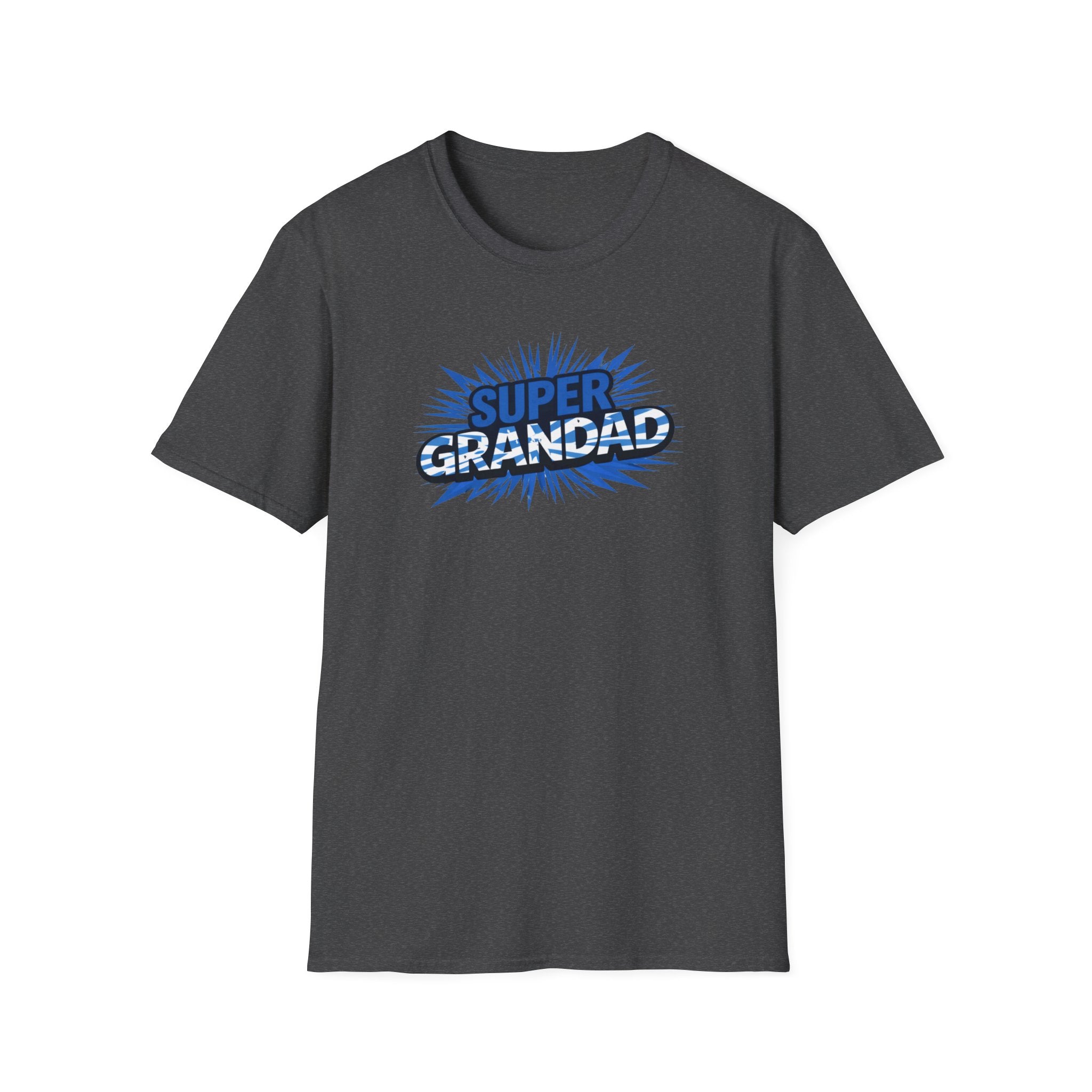 Super Grandad Scotland Flag/Scottish themed T-Shirt — Retro Comic Gift for Grandpa, Father’s Day & Birthday