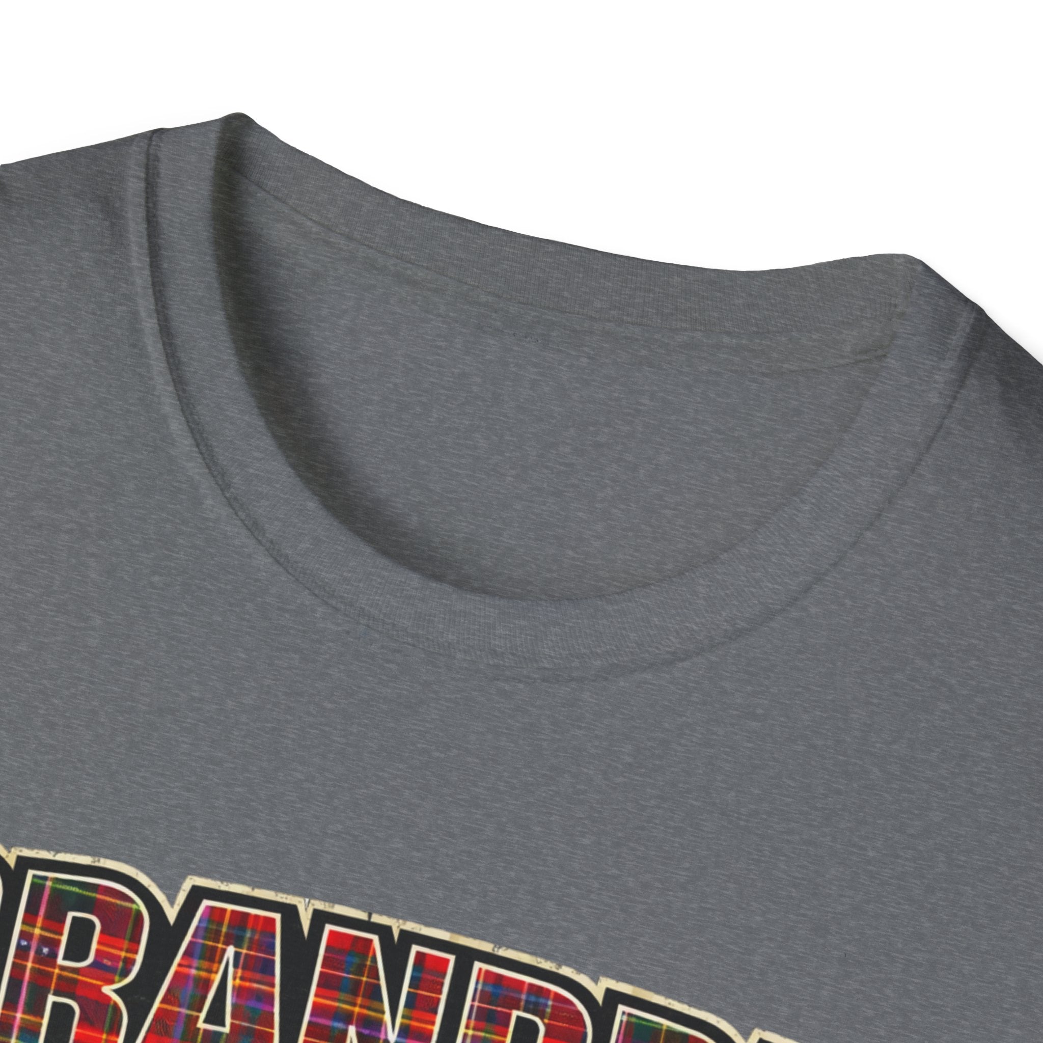 Grandpa EST. 2026 T-Shirt — New Grandpa Plaid Announcement Tee