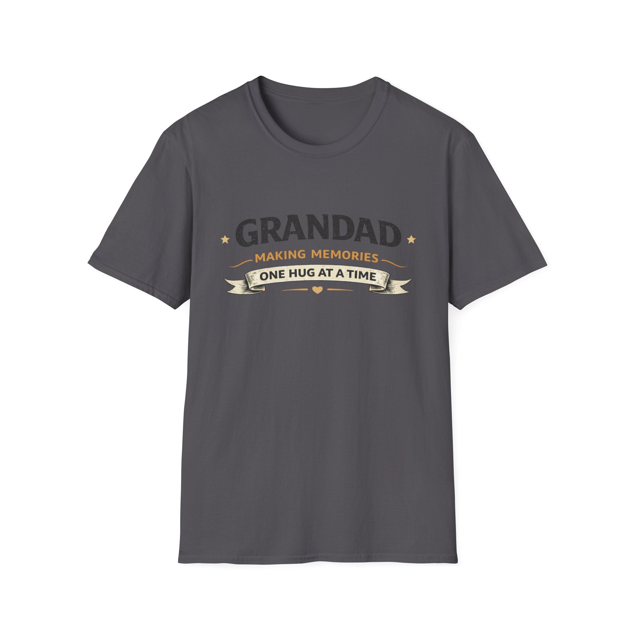 Grandad T-Shirt - "Making Memories One Hug at a Time" Grandpa Gift Tee