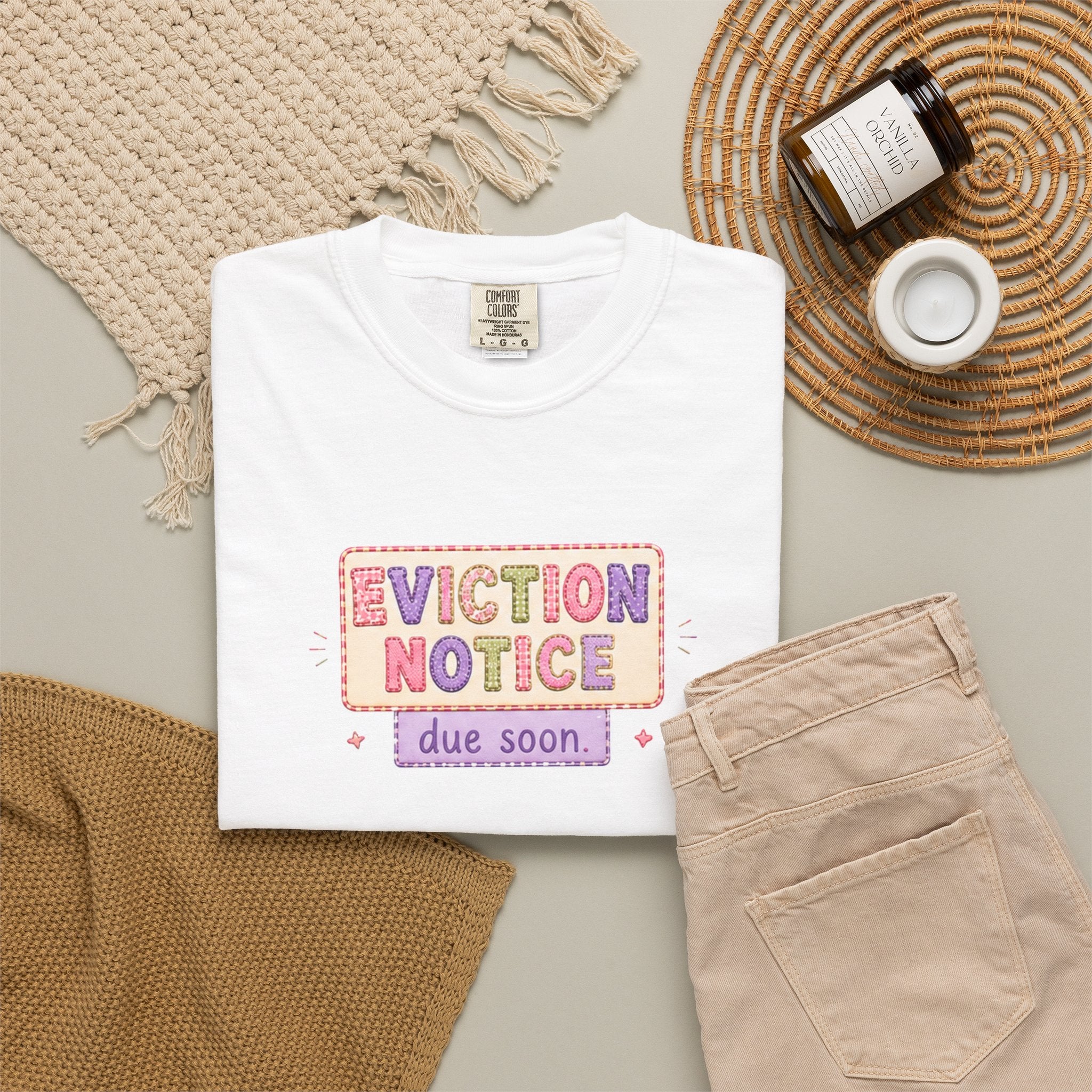 Eviction Notice "Due Soon" Graphic T-Shirt