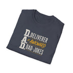 Dad T‑Shirt — D.A.D. "Deliverer of Awkward Dad‑Jokes" Funny Fathers Day Tee