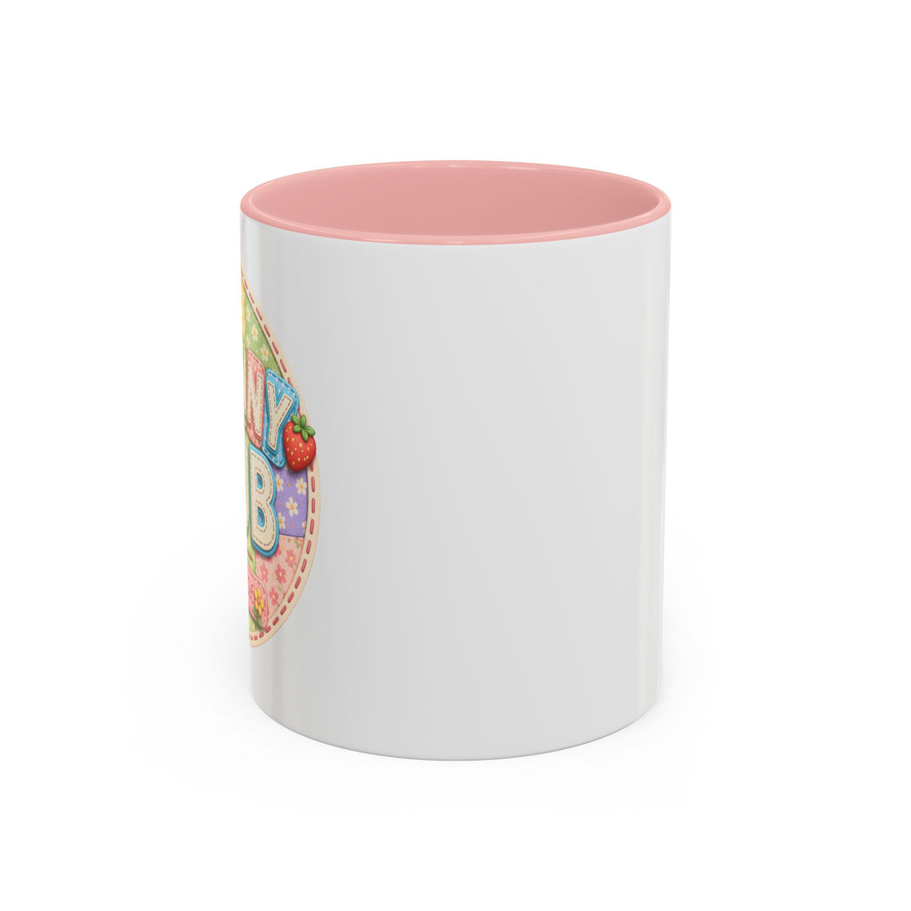 Strawberry Patch 'Granny Club' Cozy Coffee Mug — Pink Accent 11/15oz