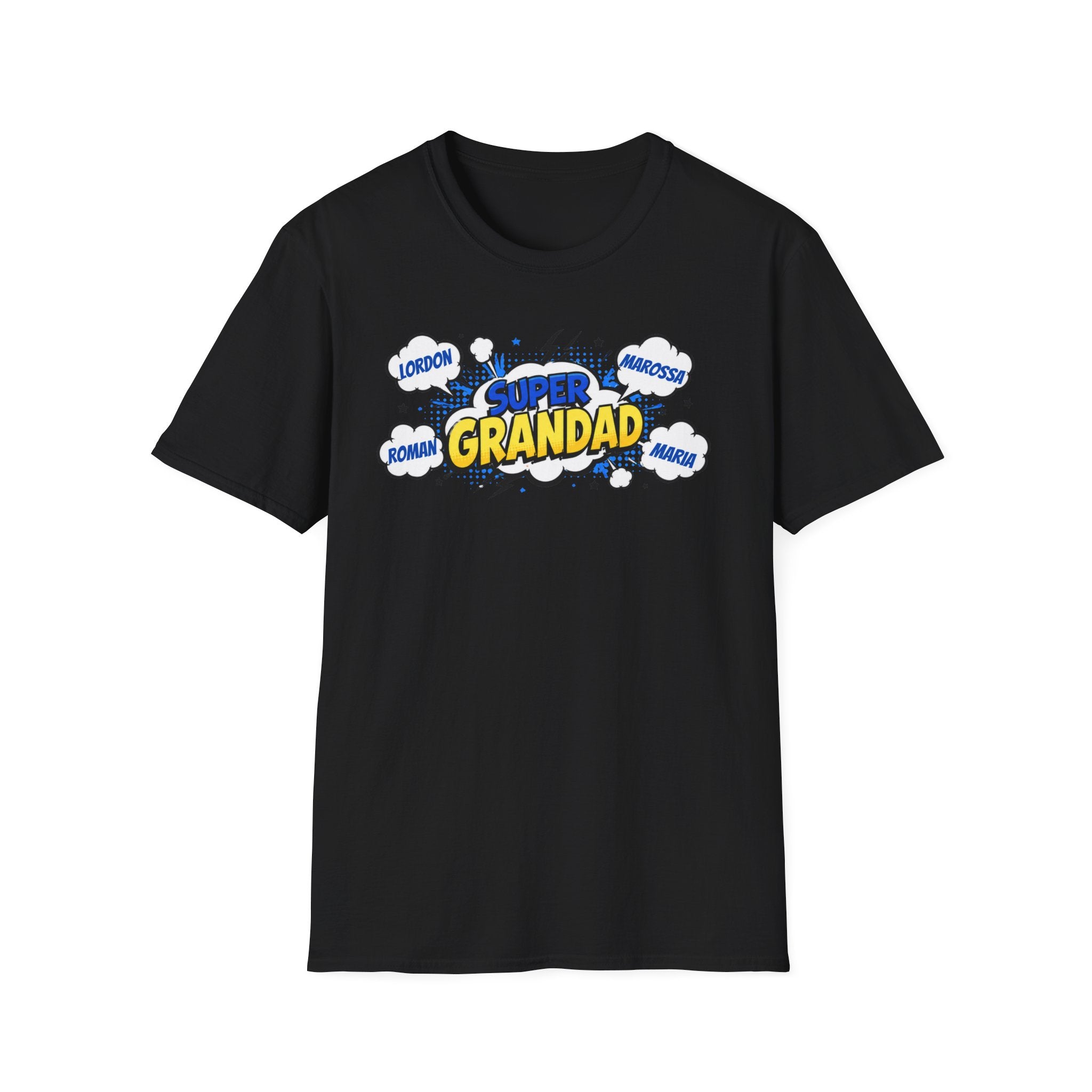 Super Grandad Comic-Style T-Shirt