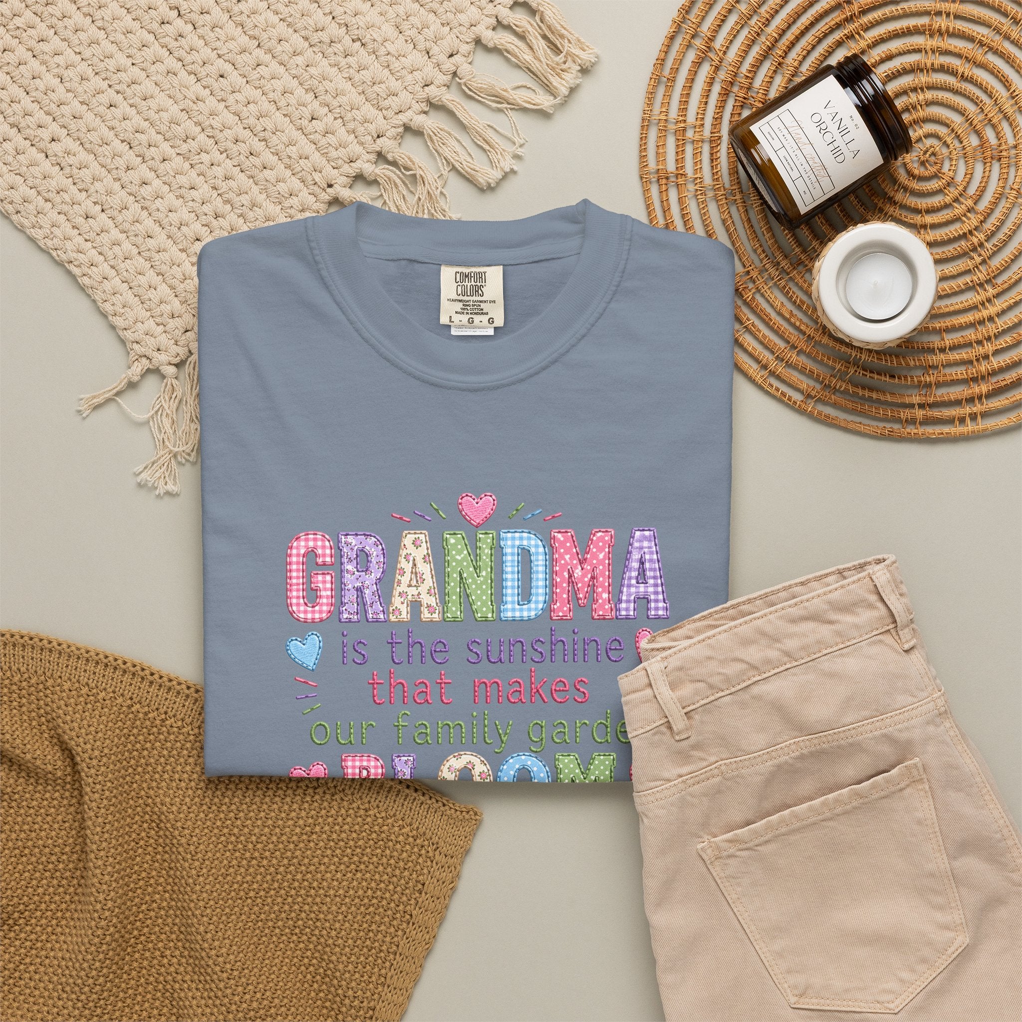 Grandma Is the Sunshine That Makes Our Family Garden Bloom T-Shirt