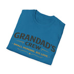 Granddad's Crew T-Shirt — "Small Humans, Big Love" Grandpa Gift