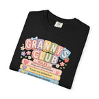 Granny's Club T‑Shirt – Cute Pastel 'Granny's Club' Rules Graphic Tee for Grandmothers