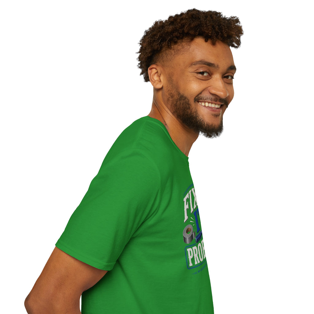 Fixed It... Probably T-Shirt — Funny DIY Handyman Repair Tee