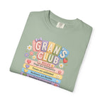 Grans Club Rules T-Shirt — Cute Floral Grandma Shirt, Funny Grandmother Gift for Mother's Day