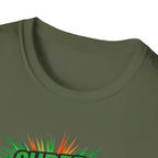 Super Grandad Ireland Flag/Irish themed T-Shirt — Retro Comic Style Gift for Grandpa (Father's Day, Birthday)