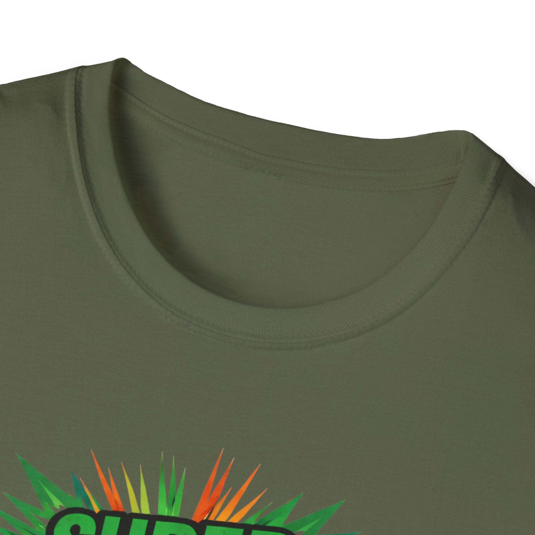 Super Grandad Ireland Flag/Irish themed T-Shirt — Retro Comic Style Gift for Grandpa (Father's Day, Birthday)