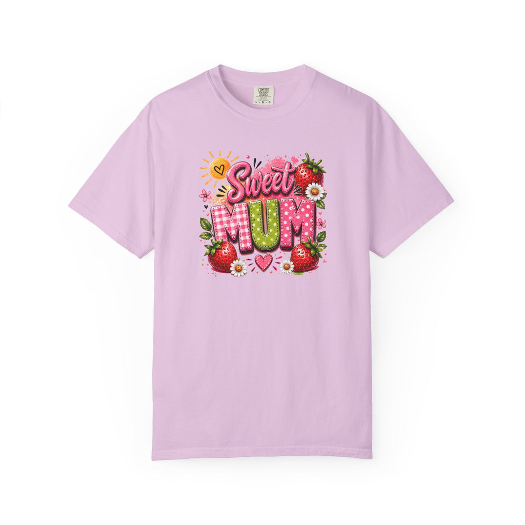 Sweet Mum T-Shirt — Floral Strawberry Mother's Day Tee