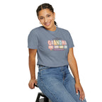 Grandma T-Shirt - My Favorite People Call Me Grandma (Cute Floral Retro Design)
