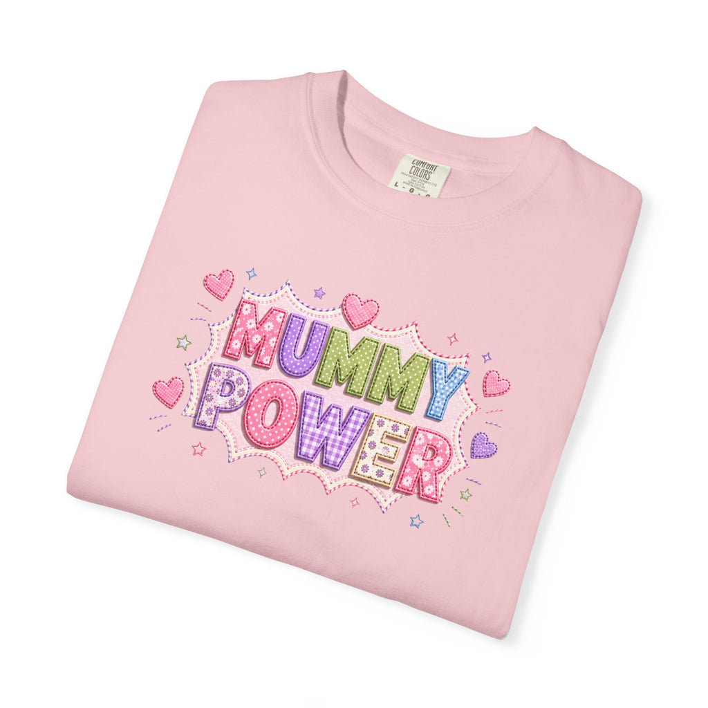 Mummy Power T-Shirt — Cute Pink Heart Mother's Day Tee