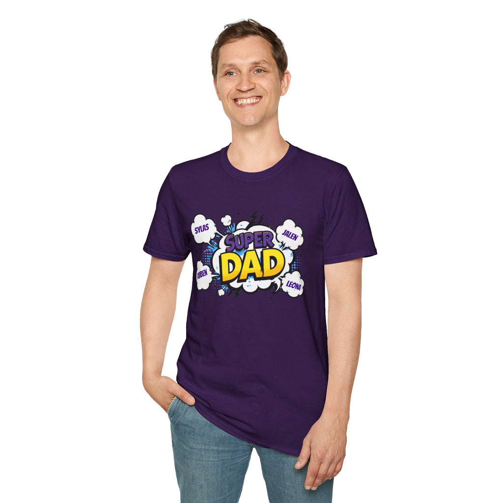 Super Dad Comic Graphic T-Shirt — Father’s Day Gift Tee