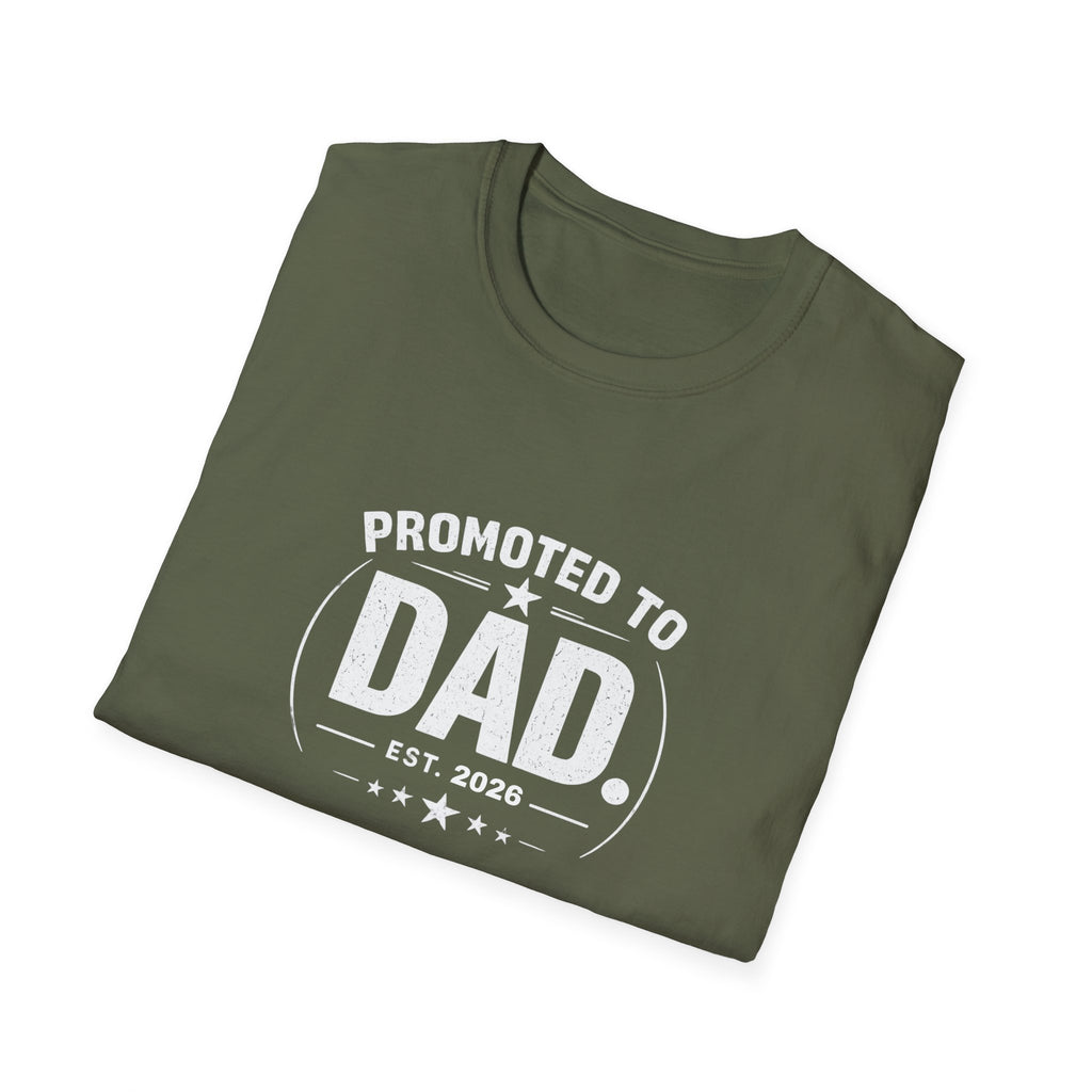 Promoted to Dad Est. 2026 T-Shirt