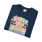 Grans Club Rules T-Shirt — Cute Floral Grandma Shirt, Funny Grandmother Gift for Mother's Day