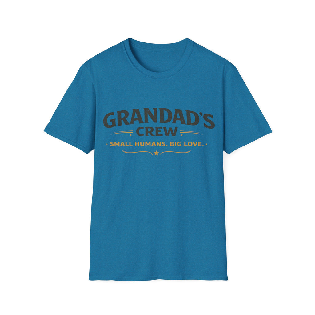 Granddad's Crew T-Shirt — "Small Humans, Big Love" Grandpa Gift