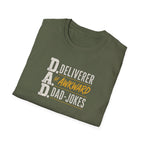Dad T‑Shirt — D.A.D. "Deliverer of Awkward Dad‑Jokes" Funny Fathers Day Tee
