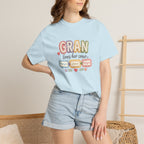 Gran Loves Her Crew T-Shirt — Personalized Grandma Family Names Tee