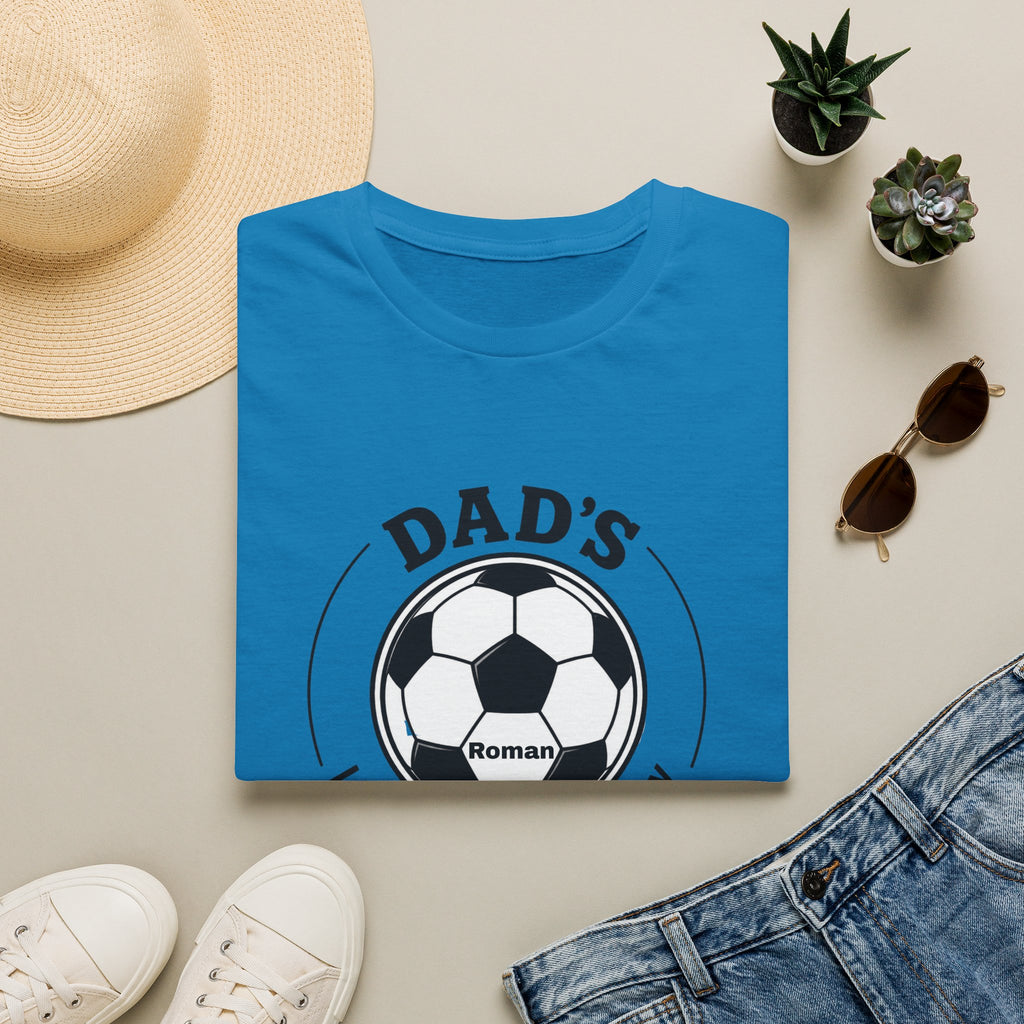 Dad's Little Football Buddy Tee -Add Name- Personalise