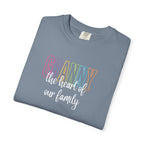 Grandma T-Shirt — "Grandma the Heart of Our Family" Pastel Comfort Tee