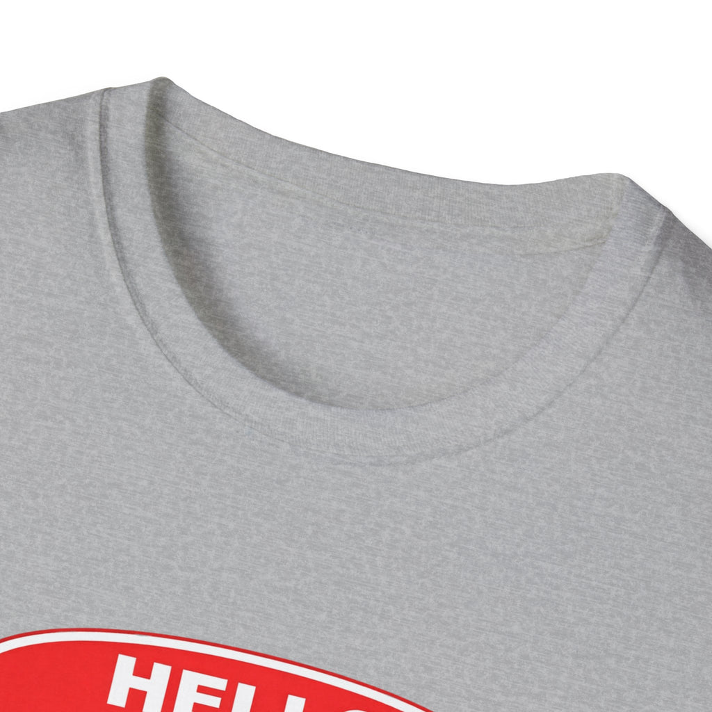 Hello My Name Is Grandpa T-Shirt — Funny Grandpa Name Tag Tee for Father’s Day & New Grandfathers
