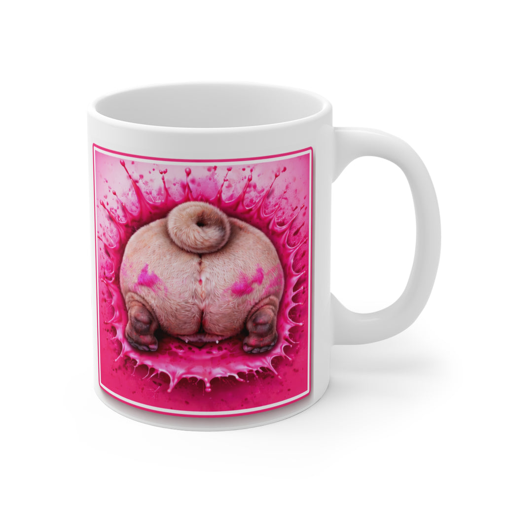 Pug Mug – "I Puggin' Woof You!" Personalized Pet Coffee Cup