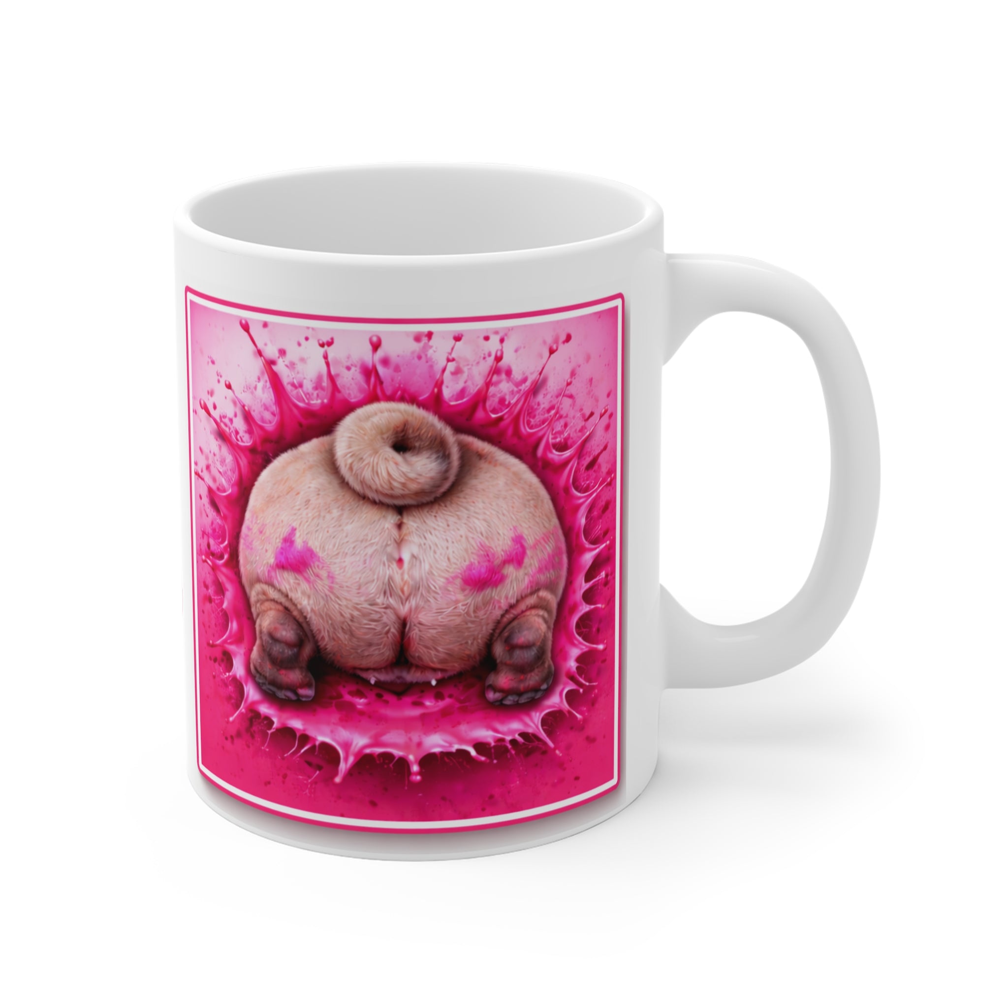 Pug Mug – "I Puggin' Woof You!" Personalized Pet Coffee Cup