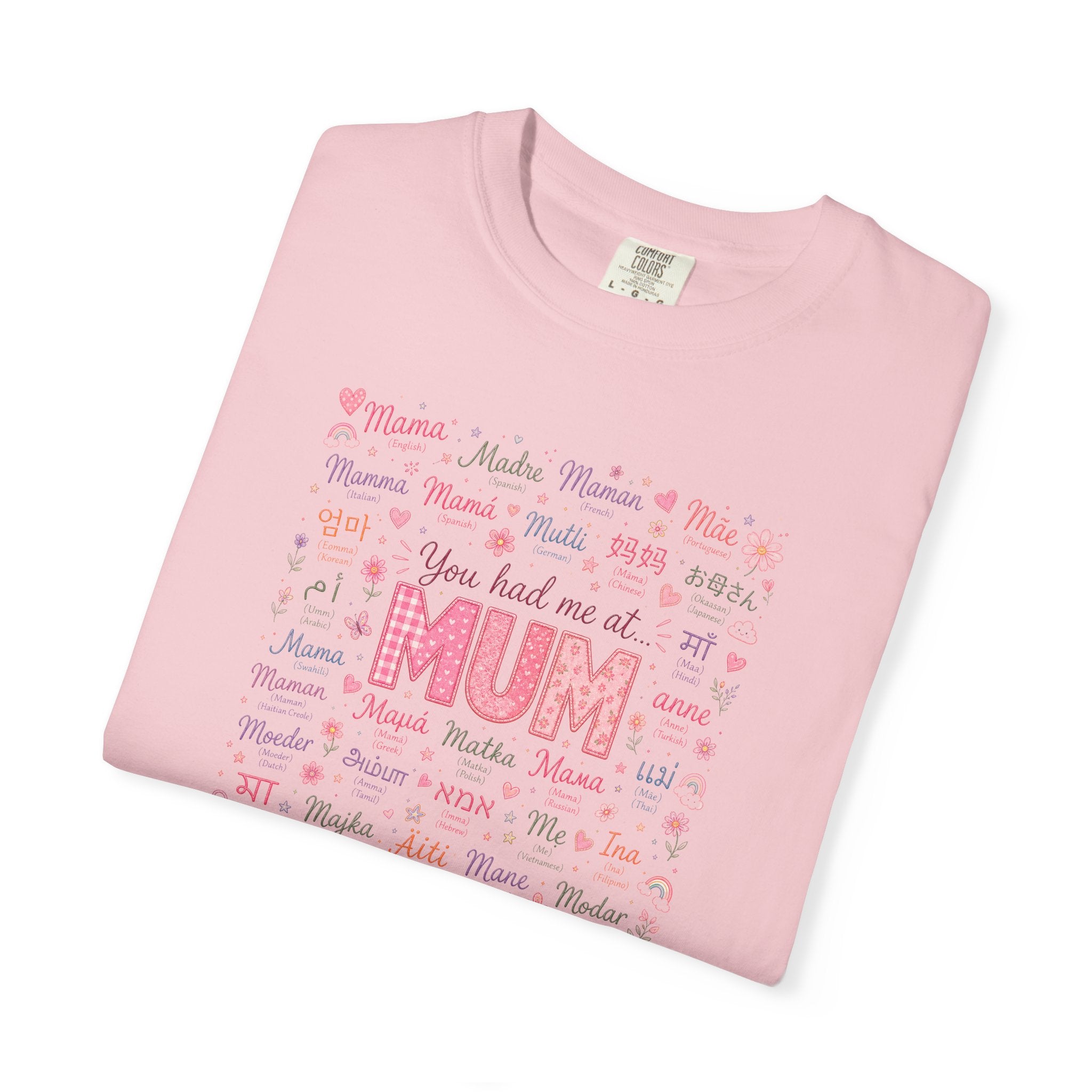 Mum Heartbeat T-Shirt — 'You Had Me at MUM' Floral Mother's Day Tee