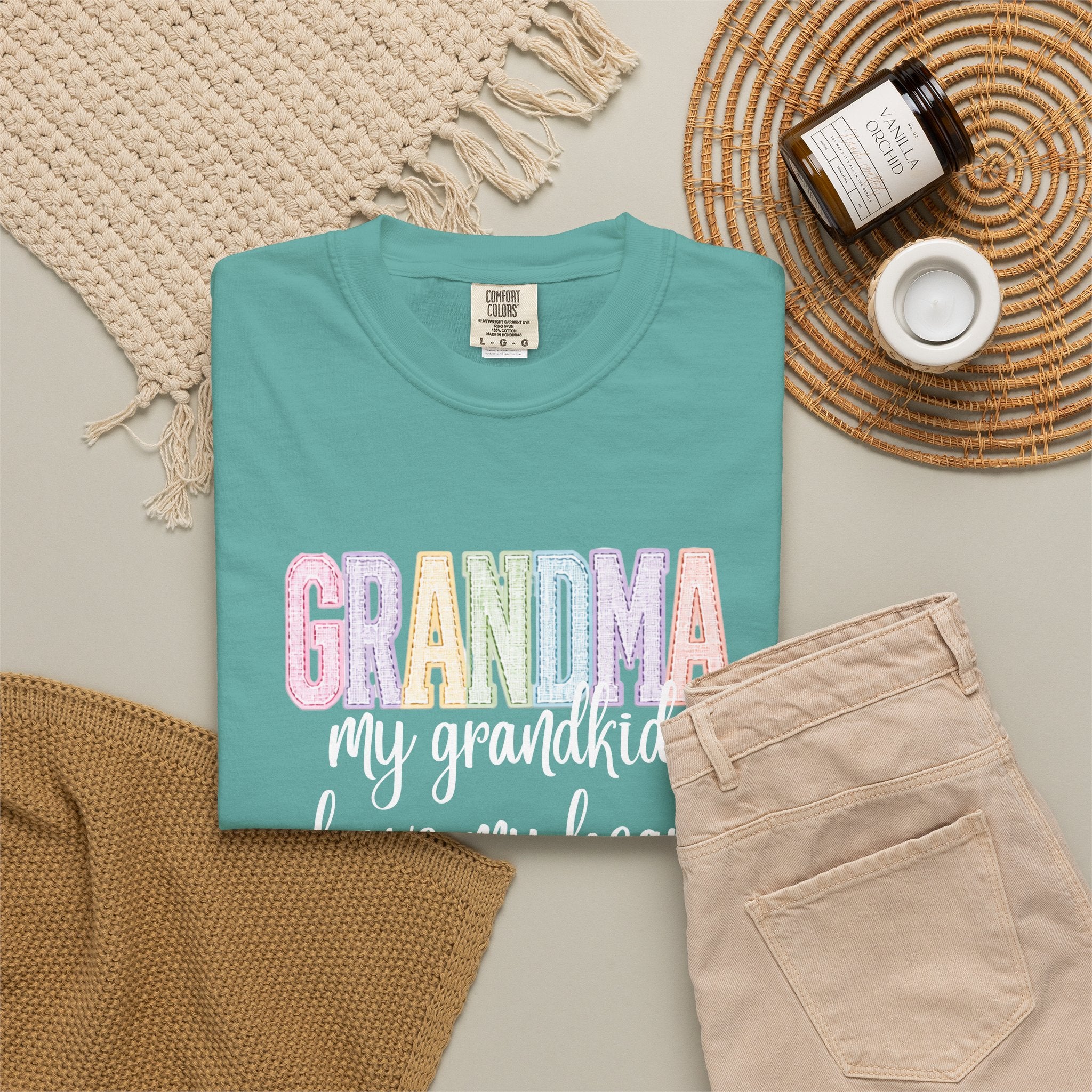 Grandma Pastel Rainbow T-Shirt — Cute Grandma Gift