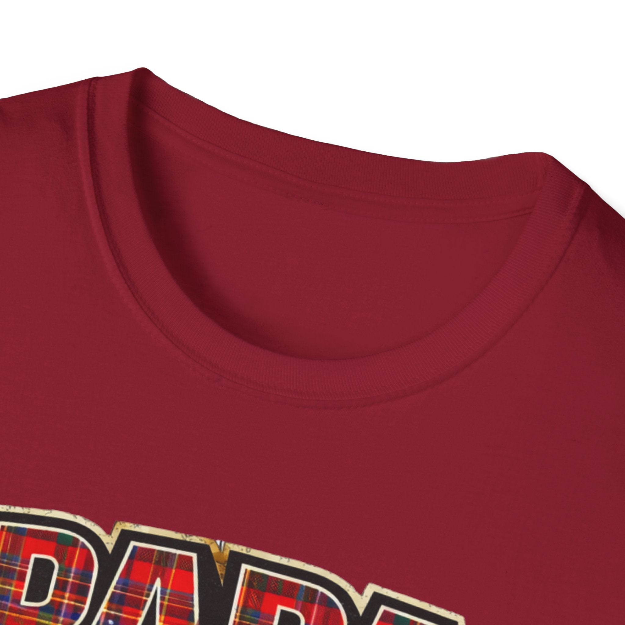Papa Plaid T-Shirt – "Papa Loves his Little Clan" Grandfather Gift for Father's Day