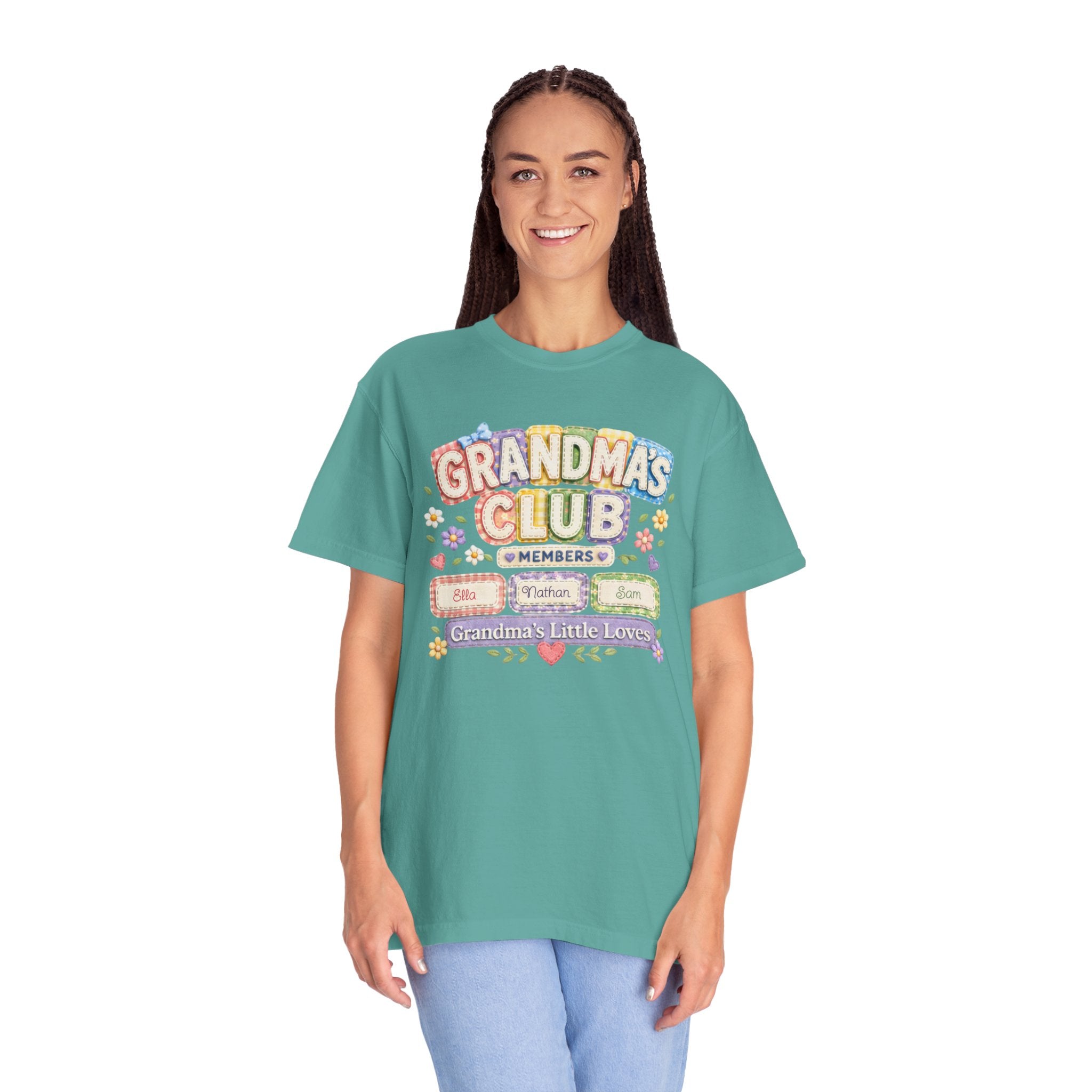 Grandmas Club T-Shirt — Grandma’s Little Loves Graphic Tee