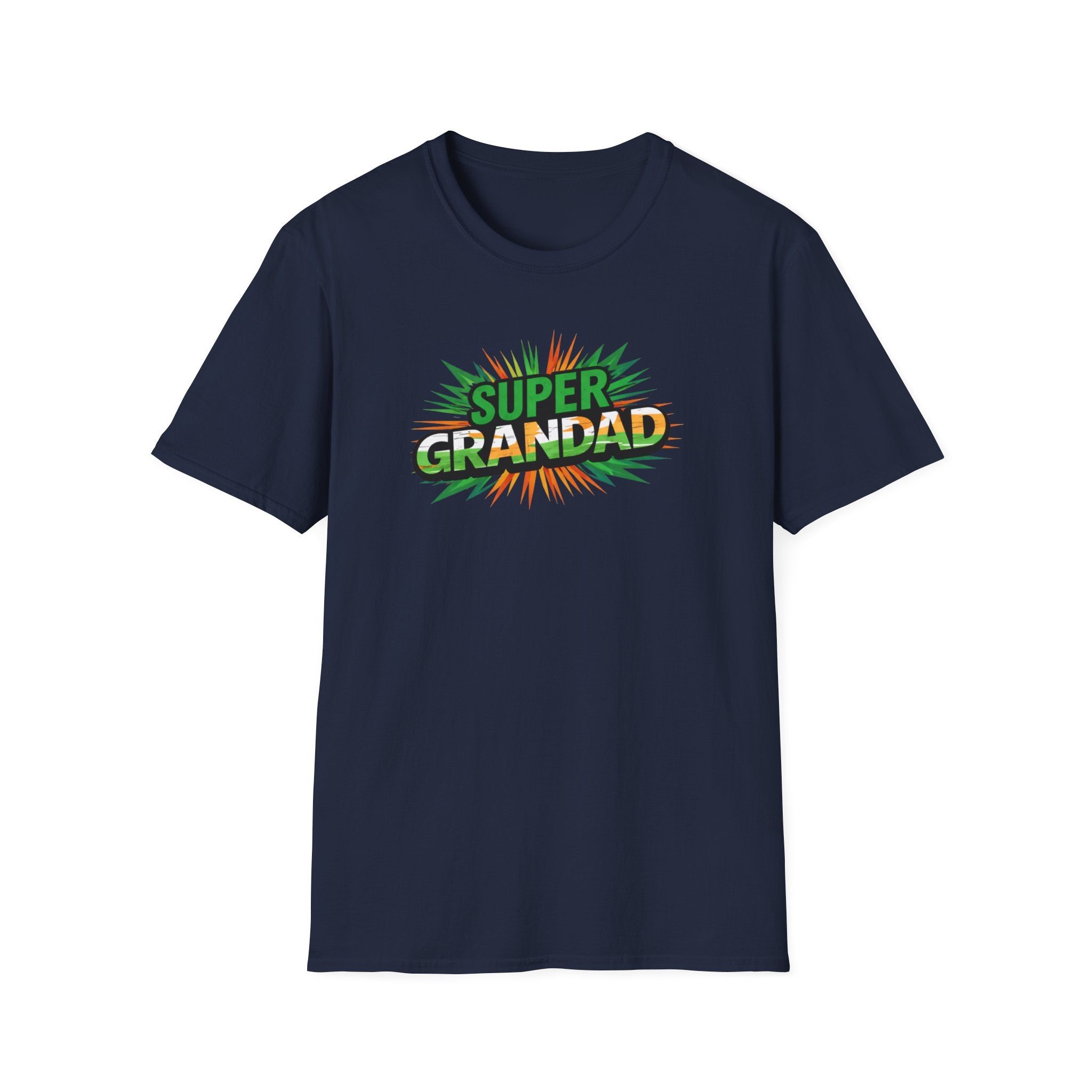 Super Grandad Ireland Flag/Irish themed T-Shirt — Retro Comic Style Gift for Grandpa (Father's Day, Birthday)