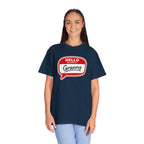 Hello My Name Is Granny T-Shirt - Funny Grandma Gift, Retro Name Badge Tee