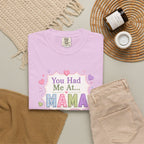 You Had Me At Mama T-Shirt — Cute Pastel Mom Graphic Tee for Mother's Day