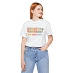 Grandma Floral Retro Tee — "Grandma" Names Design (Aileen • Wendy • Peyton)