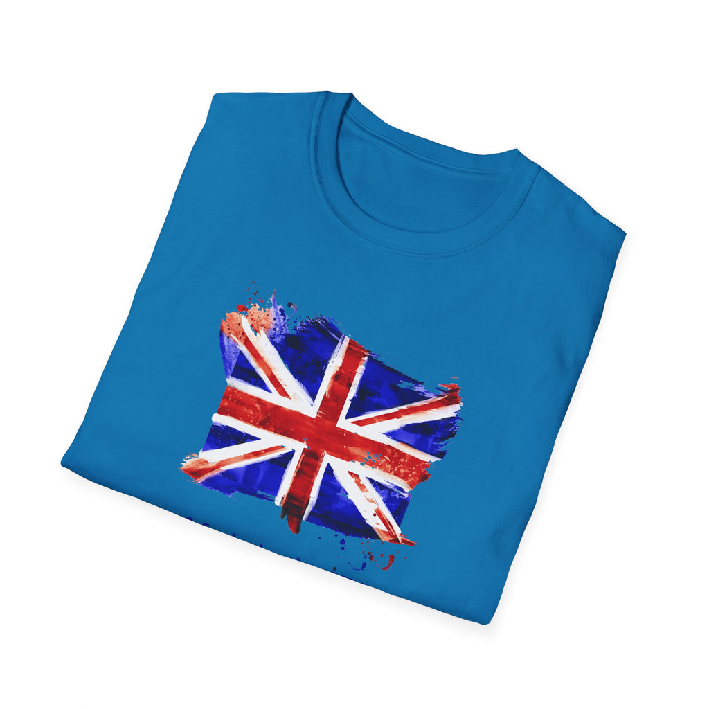 British Flag Watercolor T-Shirt – "Made in the UK" Pride Tee
